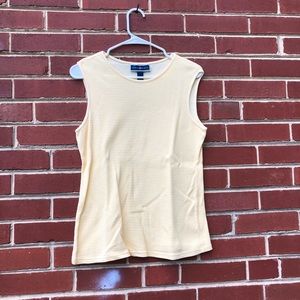 Karen Scott yellow tank top